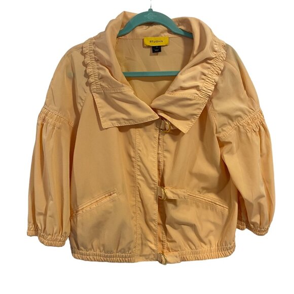 St. John Peach Lightweight Jacket Size‎ M - Picture 1 of 9